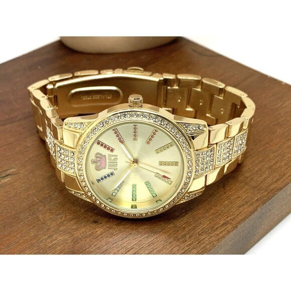 Juicy By Juicy Couture Women's Watch JC/5014 Quartz Gold Stainless Steel 34mm - Picture 8 of 14